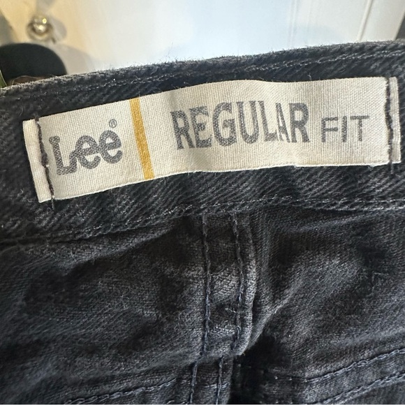 Lee Regular Fit Jeans Men’s 33x30 Black Straight Leg - Picture 14 of 16